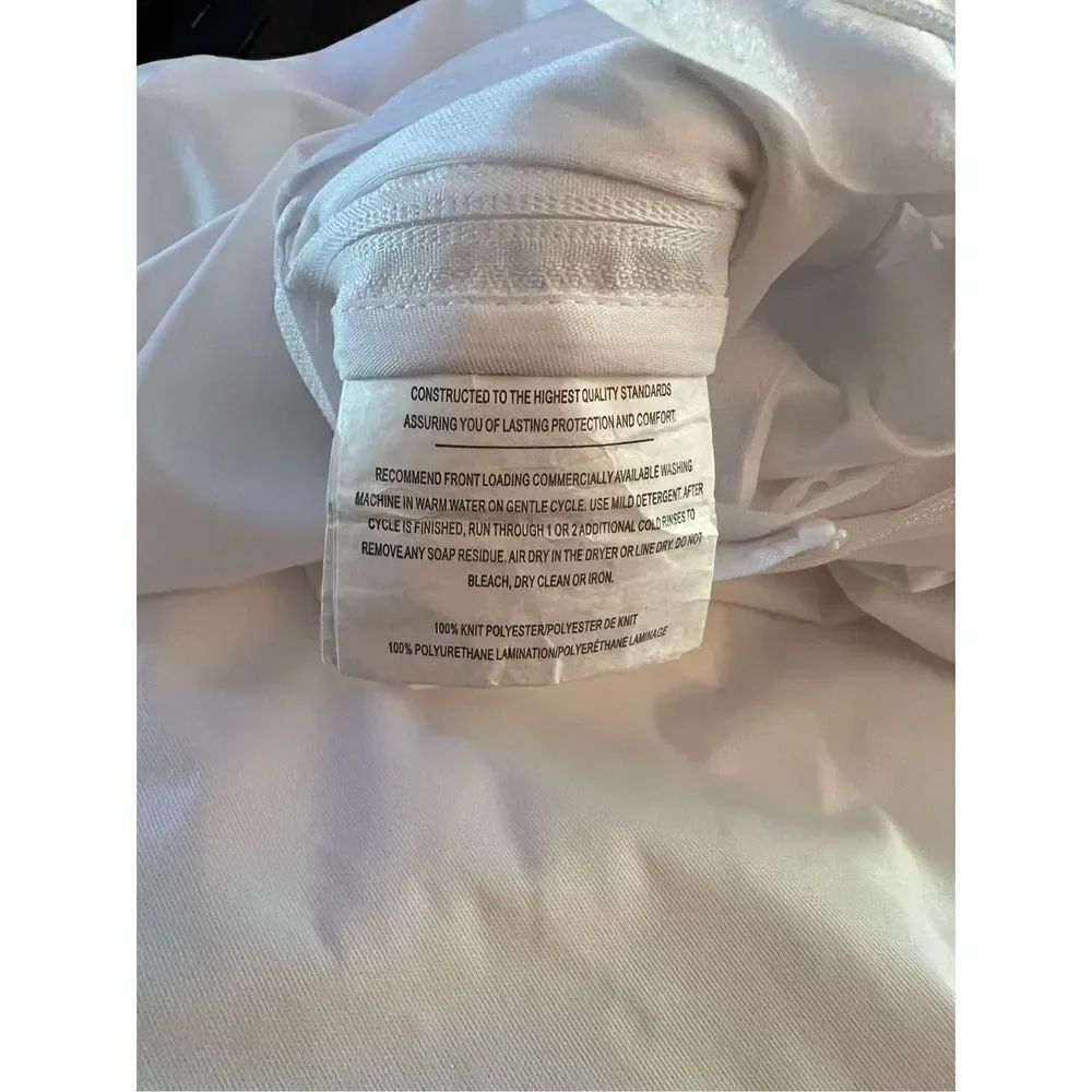 Sleepsafe Waterproof Mattress Encasement - Zippered Mattress Protector Cover - D